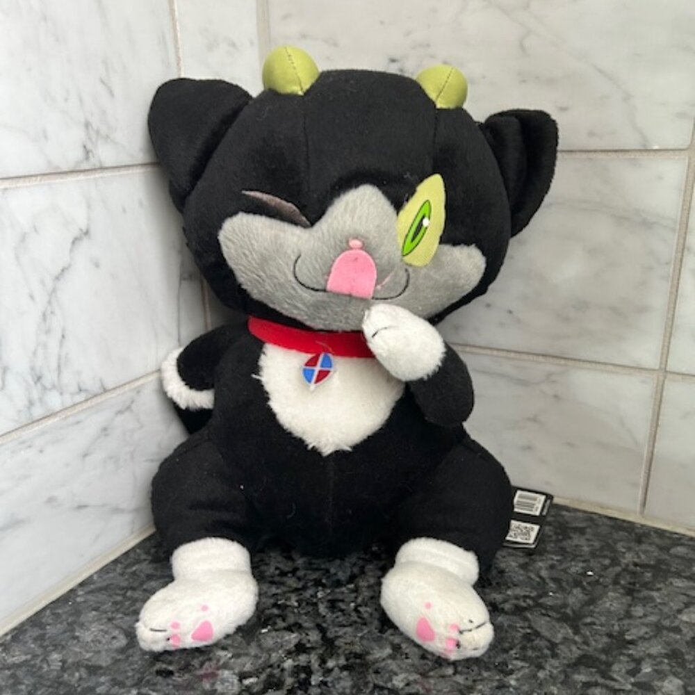 Great Eastern Blue Exorcist 10" Kuro Cat Plush